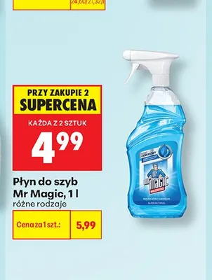 Płyn do szyb Mr Magic promocja w Biedronka