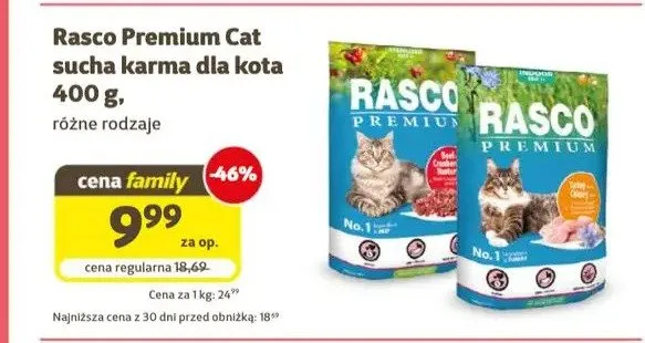 Sucha karma dla kota Rasco Premium Cat Sterilised promocja w Super Zoo