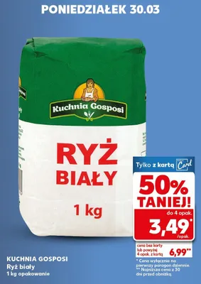 Ryż biały promocja w Kaufland
