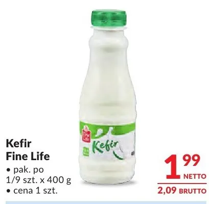 Kefir Fine Life promocja w Makro
