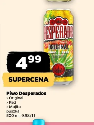 Piwo Desperados Red promocja w Netto