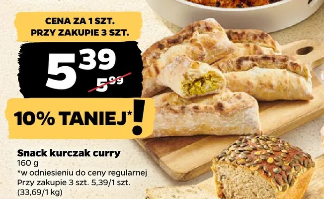 Snack kurczak curry promocja w Netto