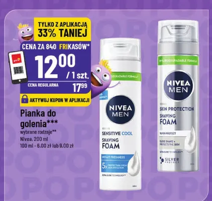 Pianka do golenia Sensitive Cool promocja w POLOmarket