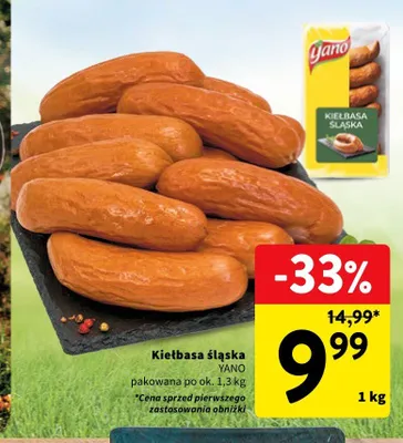 Kiełbasa śląska Morliny promocja w Intermarche