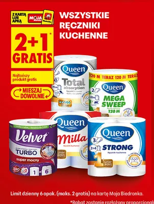 Ręczniki kuchenne promocja w Biedronka