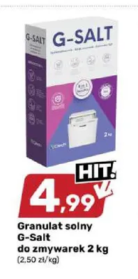 Granulat solny G-Salt do zmywarek promocja w Bricomarche