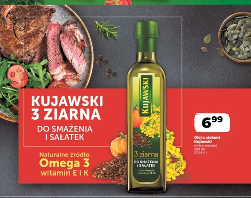 Olej z ziołami Kujawski promocja w Netto