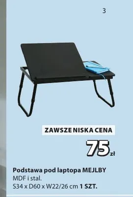 Podstawa pod laptopa Mejlby promocja w Jysk