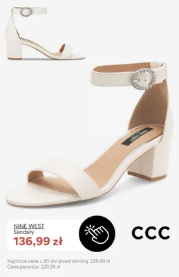Sandały Nine West promocja w CCC