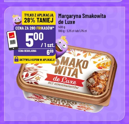 Margaryna Smakowita de Luxe promocja w POLOmarket
