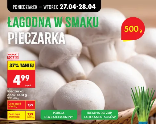 Od poniedziałku, strona 37 promocja w Biedronka