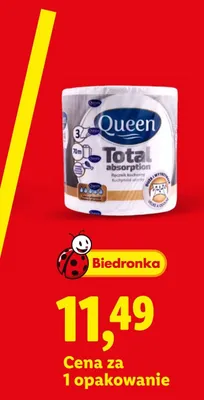 Ręcznik kuchenny Queen Total Absorption 3-warstwowy promocja w Lidl