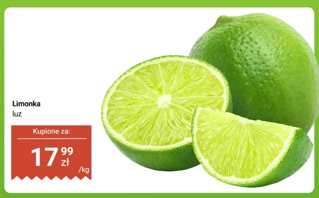 Limonka luz promocja w Dino