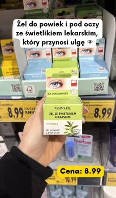 Żel ze świetlikiem lekarskim do powiek i pod oczy promocja w Kaufland
