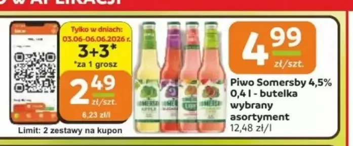 Piwo Somersby promocja w Gama