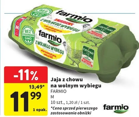 Jaja promocja w Intermarche