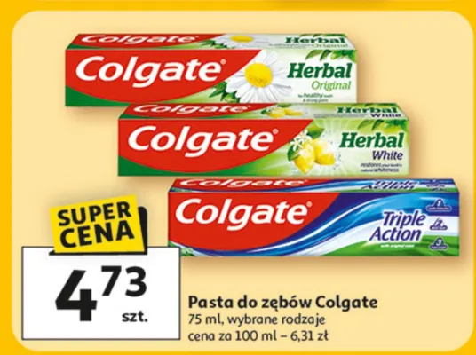 Pasta do zębów Colgate promocja w Auchan