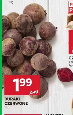 Buraki czerwone promocja w Stokrotka