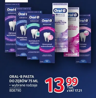 Pasta do zębów Oral-B promocja w Selgros