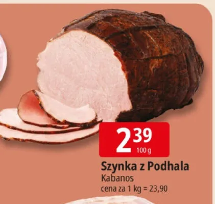 Szynka z Podhala Kabanos promocja w Leclerc