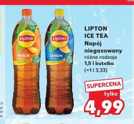 Napój niegazowany Lipton Ice Tea Lemon 1,5l promocja w Kaufland