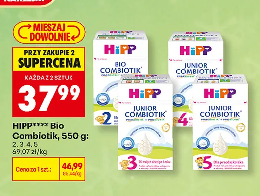 Mleko modyfikowane HiPP Bio Combiotik 3 promocja w Biedronka
