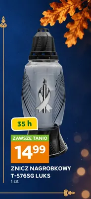 Znicz nagrobkowy T-576SG Luks promocja w Stokrotka