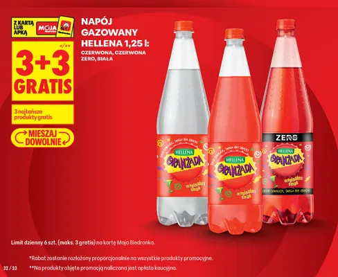 Napój gazowany Hellena biała promocja w Biedronka