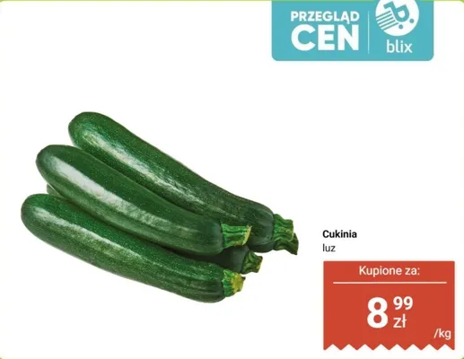 Cukinia promocja w Dino