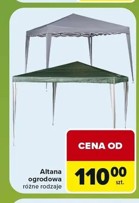 Altana ogrodowa promocja w Carrefour