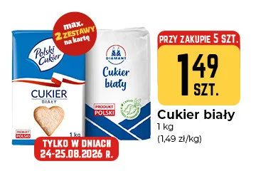 Cukier biały Polski promocja w Społem Częstochowa