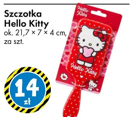 Szczotka Hello Kitty ok. 21,7 x 7 x 4 cm promocja w Tedi