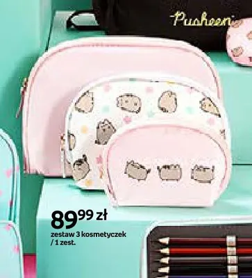 Zestaw 3 kosmetyczek Pusheen promocja w Empik