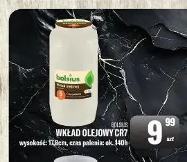 Wkład olejowy CR7 Bolsius promocja w Tomi Markt