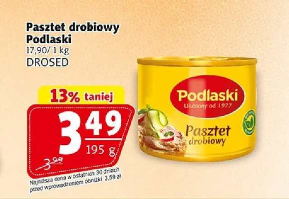 Pasztet drobiowy Podlaski promocja w Prim Market