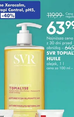 Olejek SVR Topialyse Huile promocja w Super-Pharm
