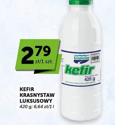 Kefir Krasnystaw luksusowy promocja w Groszek