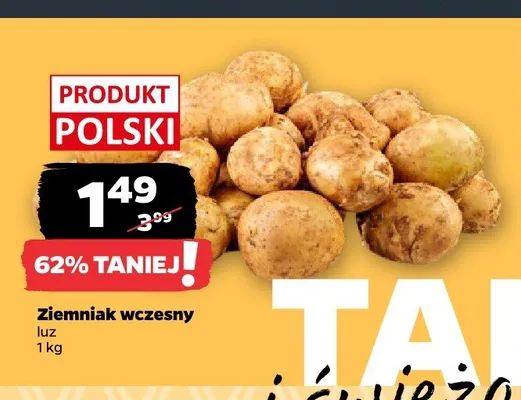 Ziemniak wczesny luz promocja w Netto