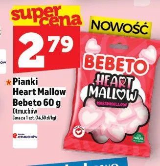 Pianki Heart Mallow Bebeto 60 g promocja w TOPAZ