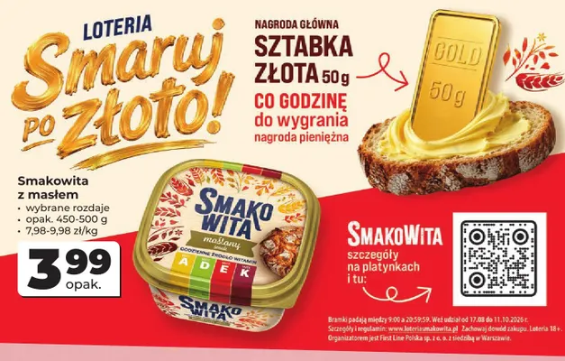 Smakowita z masłem promocja w Odido