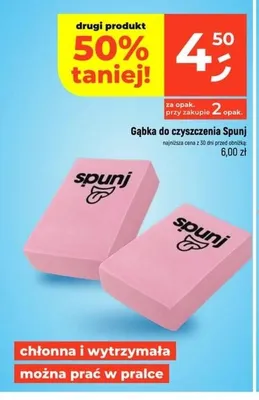 Gąbka do czyszczenia Spunj promocja w Dealz