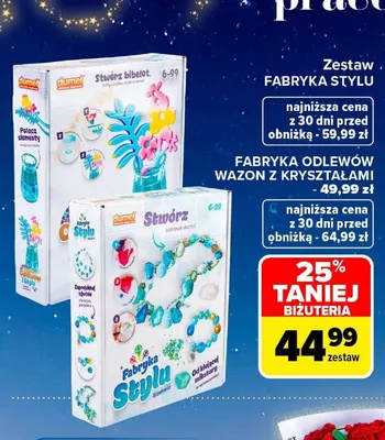 Zestaw Fabryka Stylu Biżuteria Dumel promocja w Carrefour