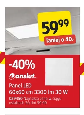 Panel LED Anslut promocja w Jula