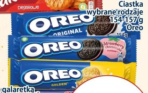 Ciastka Oreo Golden promocja w Kupiec