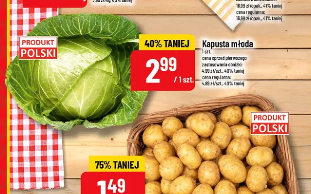 Kapusta młoda promocja w POLOmarket