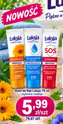 Krem do rąk Luksja łagodzący promocja w emma MARKET