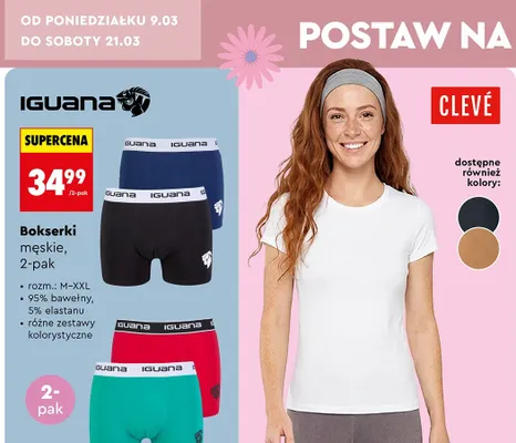 Bokserki męskie 2-pak promocja w Biedronka