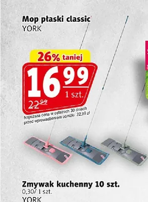 Mop płaski classic York promocja w Prim Market