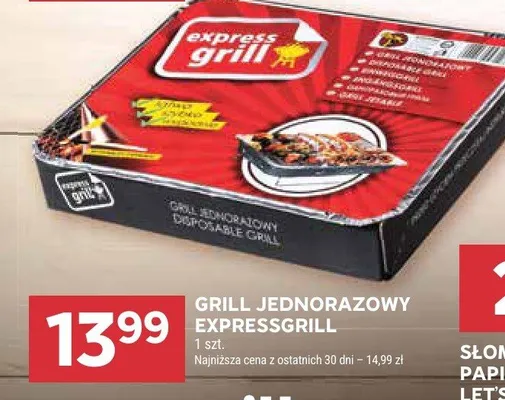 Grill jednorazowy promocja w Stokrotka