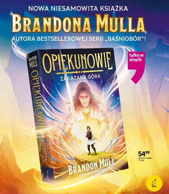 Książka Opiekunowie Zakazana Góra Brandon Mull Wilga oprawa miękka promocja w Dzień Dziecka